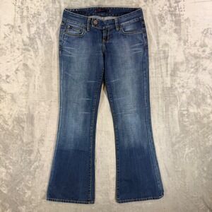 LTB by Little Big Low Rise Flare Jeans Women's Size 29 x 32 Dark‎ Blue Denim